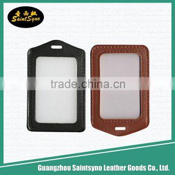 Transparent ID card holder Hard soft plastic card holder