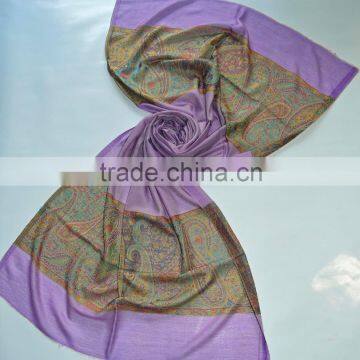 High quality Fine wool shawls in 120 count merino wool