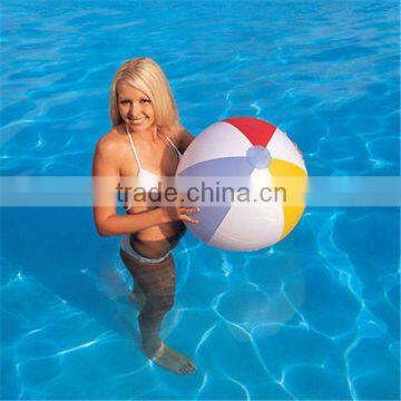 PVC or TPU advertising inflatable water ball /beach ball lovely colorful flower design