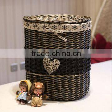 Hotsale Wicker Laundry Basket for Dirty Clothes With Lids