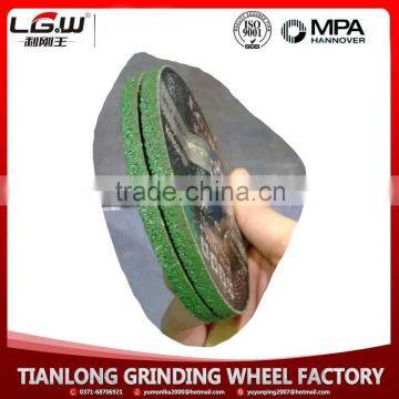376 LIGANGWANG ABRASIVE GOLDEN SUPPLIER 100*6*16 DEPRESSED CENTER GRINDING WHEEL photo-2