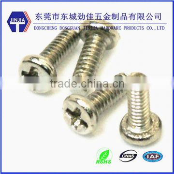 stainless steel pan head machine screws for computer