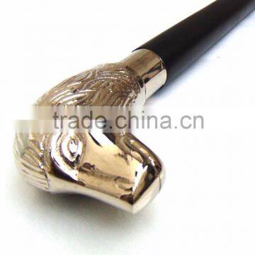 Beautiful Brass Lion Handle Walking Stick/Stylish Antique Walking Stick/Black Wood Walking Stick Wk1119 photo-2