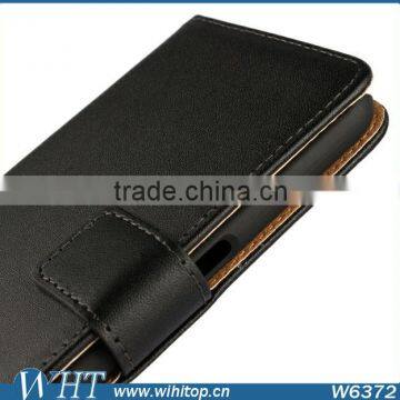 Genuine Leather Booklet Case for Samsung Galaxy S6 With Stand Card Holder photo-3