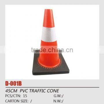 45cm pvc road cone