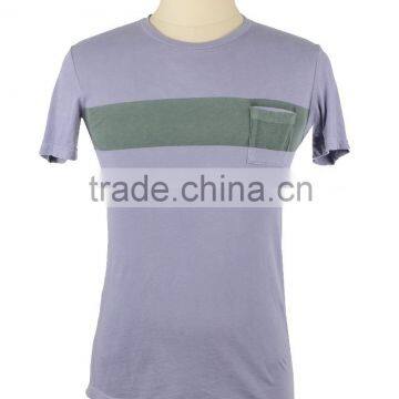 100% cotton purple wash t-shirt softextile