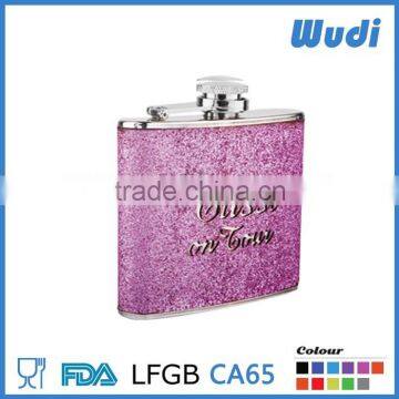 novelty hip flasks,thermos hip flask ,Rhinestone Like veneer flask HF804                        
                                                Quality Choice