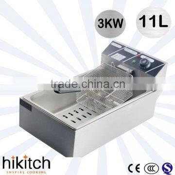 Made in china commercial kitchen equipment electric french fries deep fryer machine.