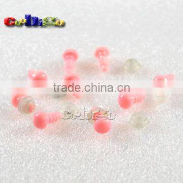 1/4''(7mm) Plastic Safety Lovely BabyPink Eyes Buttons DIY Accessories For Teddy Bear Toys Dolls #FLN011 photo-3