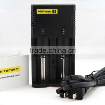 Newest Nitecore i2 charger Intellichage battery charger Multifunctional battery charger Ni-MH/Ni-Cd/Nitecore i2 battery chargers