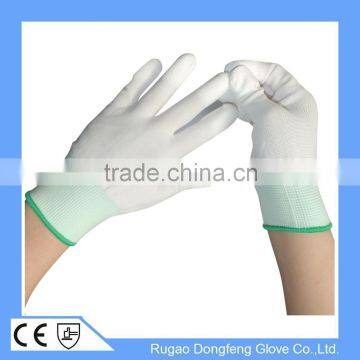 13 Gauge Finger Dipped Glove Fine Nylon Gloves For Cell Phone Repairing