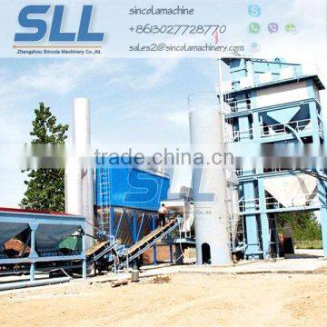 80TPH batch mix type asphalt equipment manufacturer