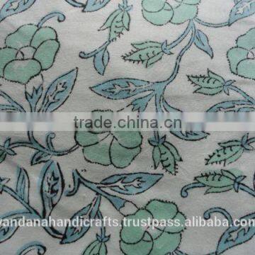 Hand Block Printing Fabric Design In India