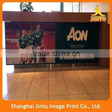 single side printed large format indoor banners