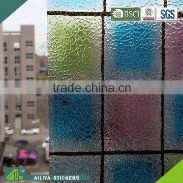 BSCI factory audit non-toxic vinyl pvc new design decorative adhesive waterproof cheap window film