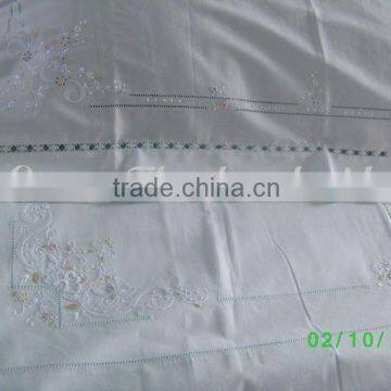 hand embroidery bedding set