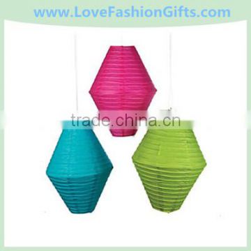 Diamond-Shaped Paper Lanterns