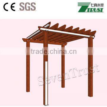 2015 Hot-sale WPC pergola,eco-friendly pergola, outdoor pergola,