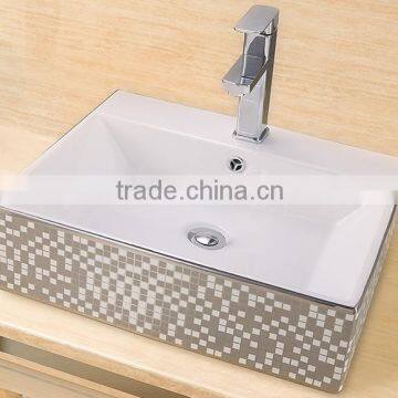 small ceramic toilet panited hand wash basin