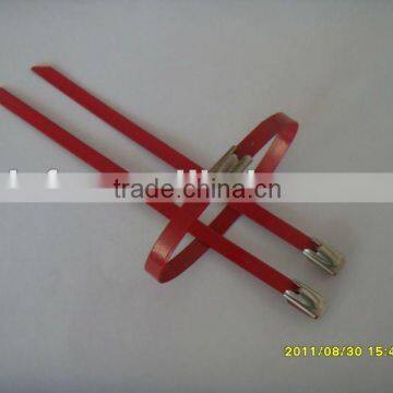 Plastic Coated Metal Cable Ties 304 316