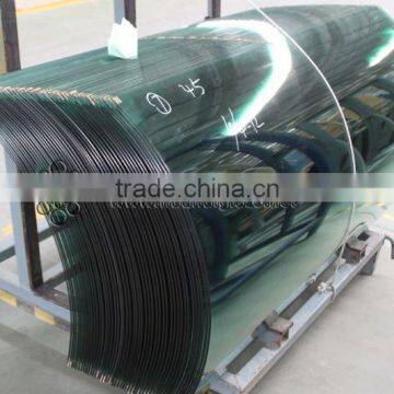 hot offer half round hot bent glass m2 price for building projects