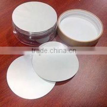 plastic cap/bottle/jar aluminum foil induction