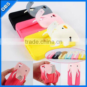 2014 new design silicone mobile phone case for iphone5(OBS-M4053)