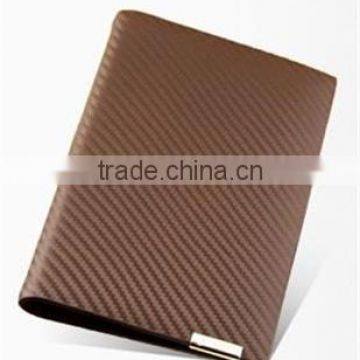 Fashionable leather pu passport holder document folder