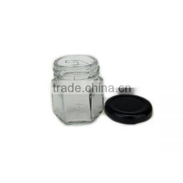 30ml high quality mini glass honey jar with lid wholesale