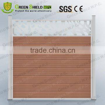 Wood Plastic Fence/Enclosure Wall 1.8m/2.0m/figured