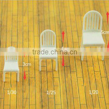 plastic scale model building chair for living room model