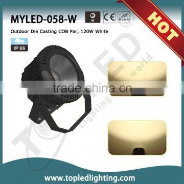 CE&RoHS Die-casting 120W White Color Outdoor IP65 LED COB Light