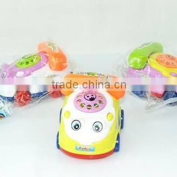 Pull line baby phone car