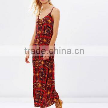 New Trendy Clothing Floral Printed African Kitenge Design Long Maxi Dress