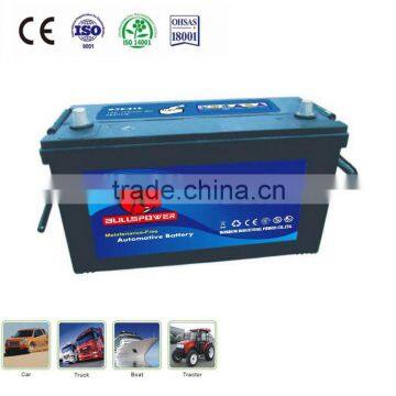 maintenance free rapid charge auto battery wholesale starter car battery