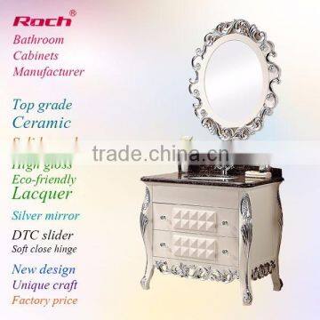 ROCH 8044 Well Sale Luxurious Design Bathroom Cabinet,Solid Wood Cabinet,Hotel Cabinet