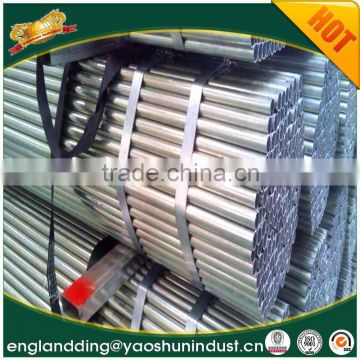 MS Carbon Black Pre Galvanized Tube galvanized steel pipe