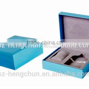 Equisite blue perfume box , customized perfume box