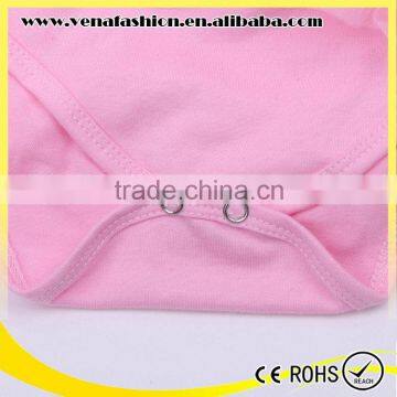 Flower Pink Plain Wear New Born Baby Clothes Clothing