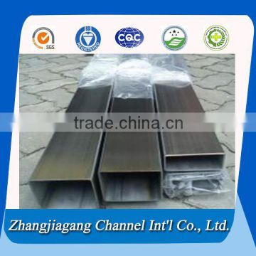 Industrial seamless titanium rectangular pipe