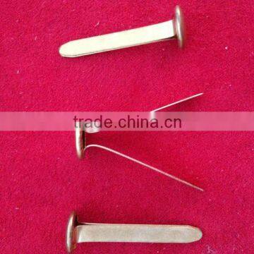 high quality metal brads/paper fastener brads