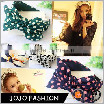 Fashion jewelry New product elastic hair band bow hair wrap hair accessories