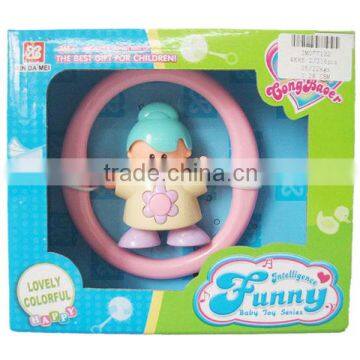 Cheap plastic baby rattle for wholesale