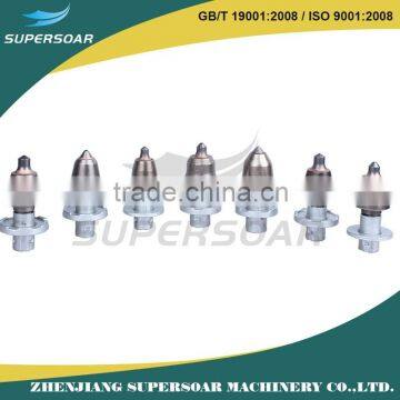 road milling bits, asphalt milling machine parts, cutting picks of road milling machine