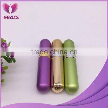 Wholesales colorful aluminum 6ml round perfume atomizer