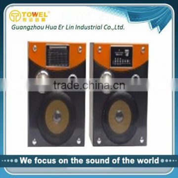 2.0 Active Power Stage Professional Speaker With USB/SD Bluetooth FM Radio USB SD Card Reader Speaker