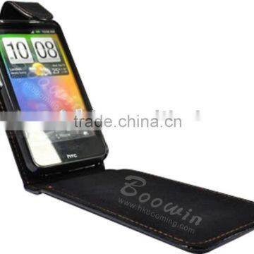 For HTC desire HD FLIP LEATHER CASE