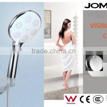 JOMOO LED air engry hand shower head Three-function hand shower, simple ,rain shower ,LED display,with hose