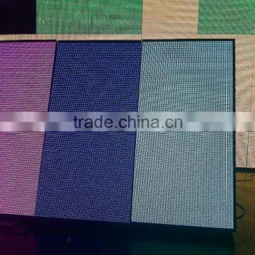 Indoor Front open service led screen fix to wall for shopping mall