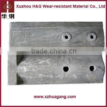 Dia3-6m chrome alloyed ball mill liner plate